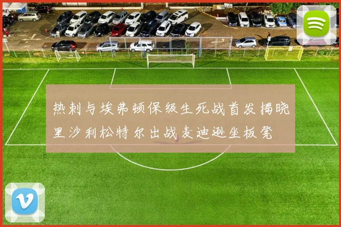 热刺与埃弗顿保级生死战首发揭晓里沙利松特尔出战麦迪逊坐板凳